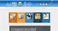 Desktop Screenshot of hospitaldecaldas.com